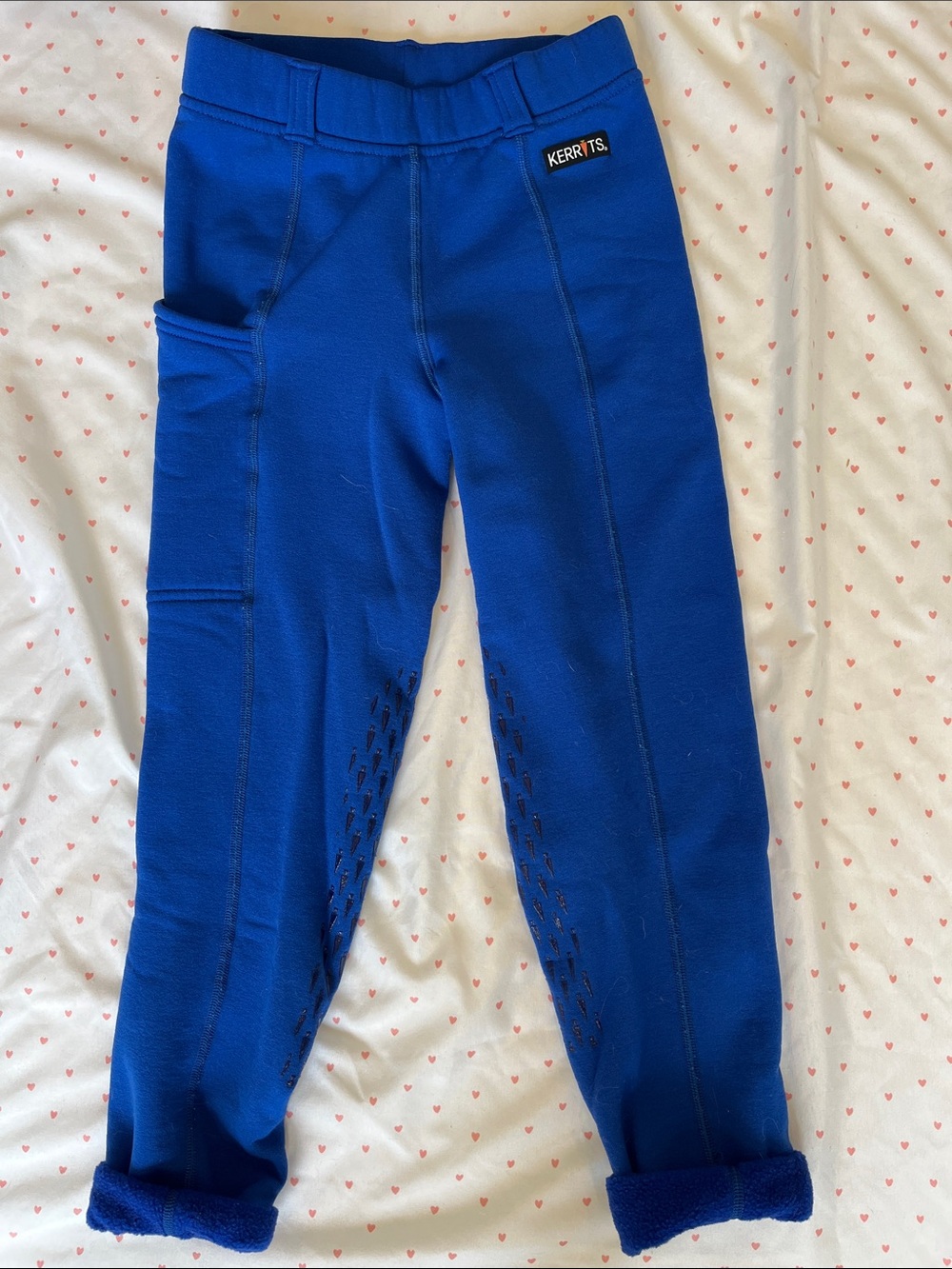 Kerrits Royal Blue Kids Fleece Riding Joggers